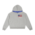 “Franxhised24” Plaid Boxy Zip-Up